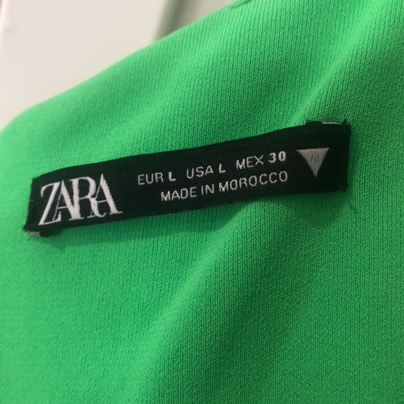Zara Bright Maxi dress women’s Size L Green #Prom #SpecialOccasion#Vacation - Picture 6 of 10